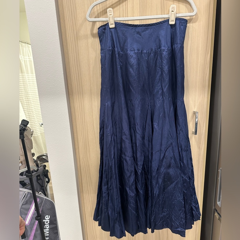 Karen Kane blue maxi skirt